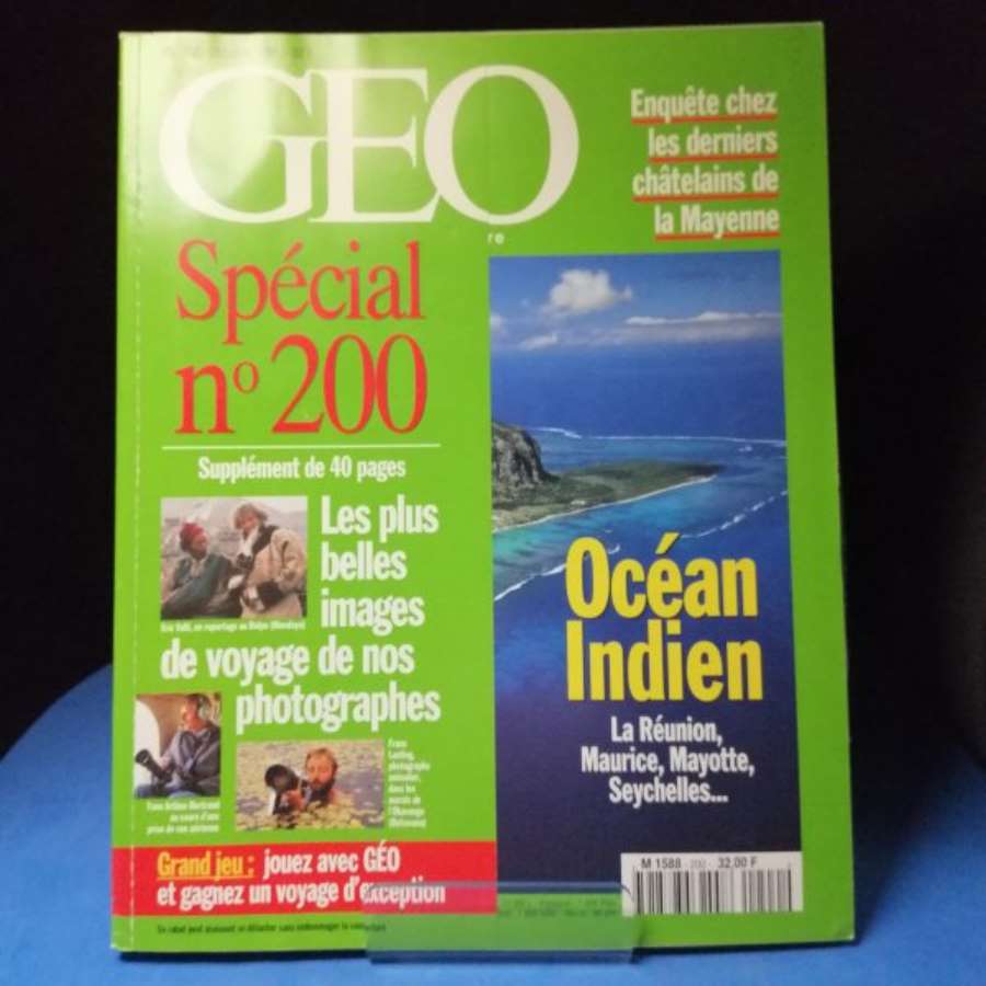 Géo N°200 - Océan Indien Réunion Maurice.