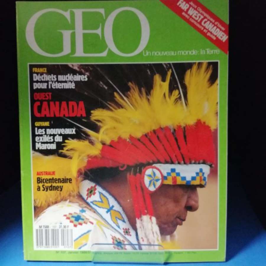 Géo  N° 107 dechet nucleaire canada maroni sydney