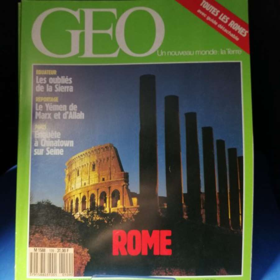 Géo  N° 109 Rome quechuas D'équateur