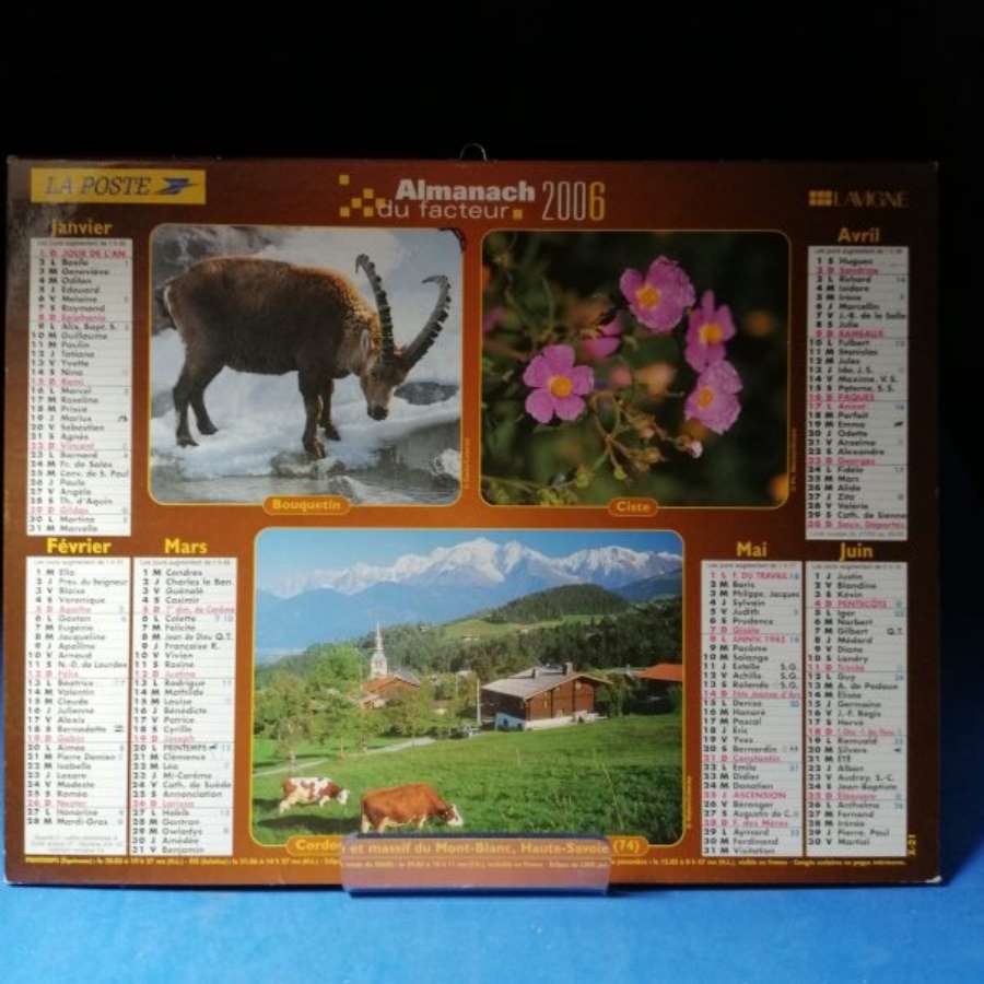 Calendrier des Postes 2006