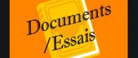 Essais et documents