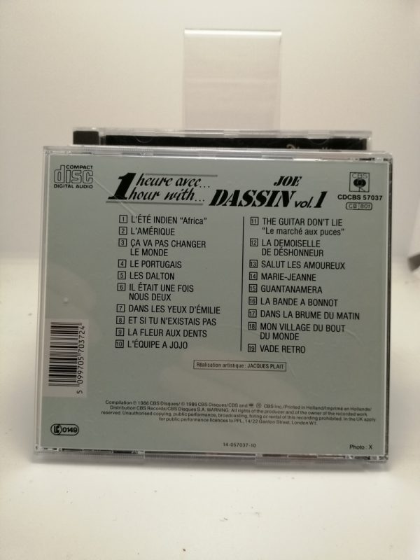 Joe Dassin – 1 Heure Avec Vol.1 – Image 2
