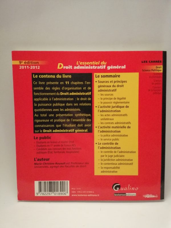 L'essentiel du Droit administratif général – Image 2