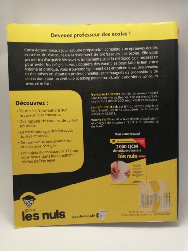 CRPE Tout-en-Un pour les Nuls Concours, édition 2018 – Image 2
