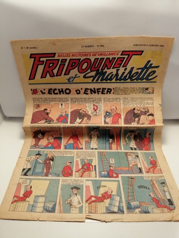 Fripounet et Marisette N°1 (9em année) 02-01-1949