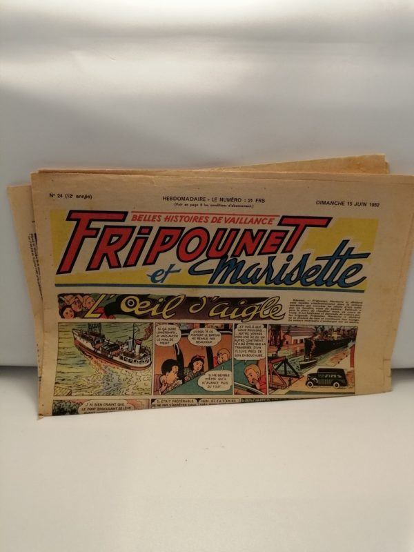 Fripounet et Marisette N°24 (12em année) 15-06-1952