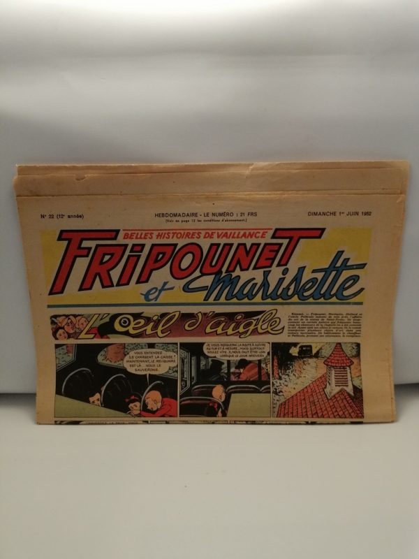 Fripounet et Marisette N°22 (12em année) 01-06-1952