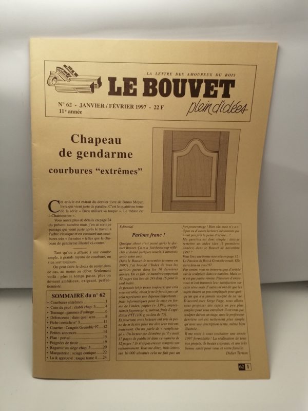 Le Bouvet, la lettre des amoureux du bois N° 62 Janvier / Fevrier 1997