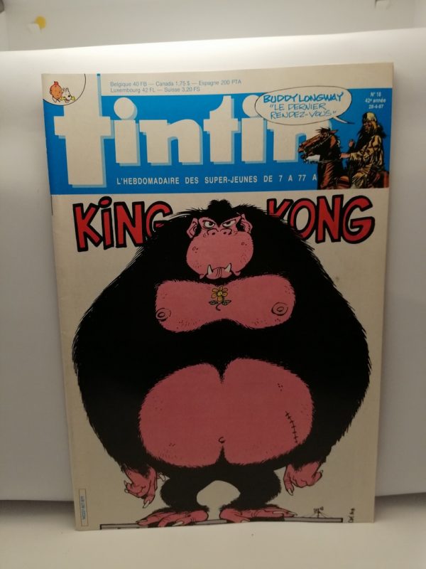 Tintin - L'hebdomadaire des Super-Jeunes de 7 à 77 ans. N°18 Année 42