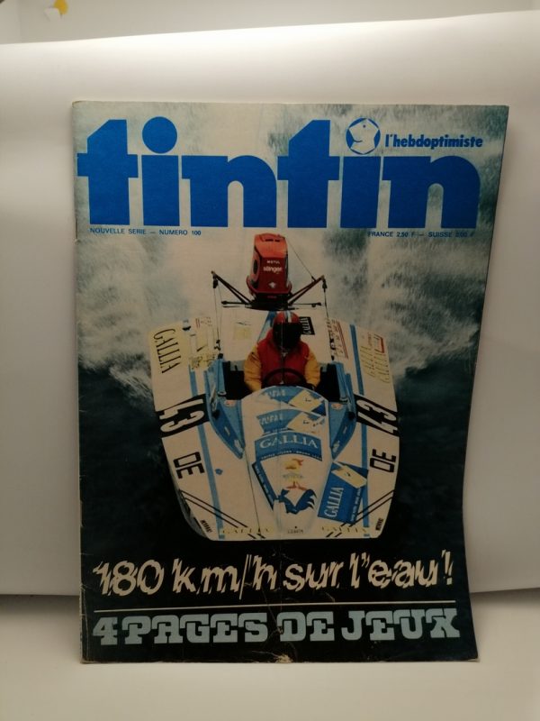 Tintin - L'hebdomadaire des Super-Jeunes de 7 à 77 ans. N°100 Nouvelle serie