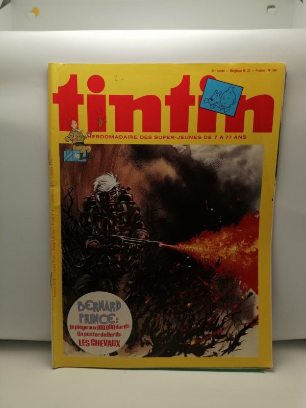 Tintin - L'hebdomadaire des Super-Jeunes de 7 à 77 ans. N°22 bel. et 194 Fr Année 34