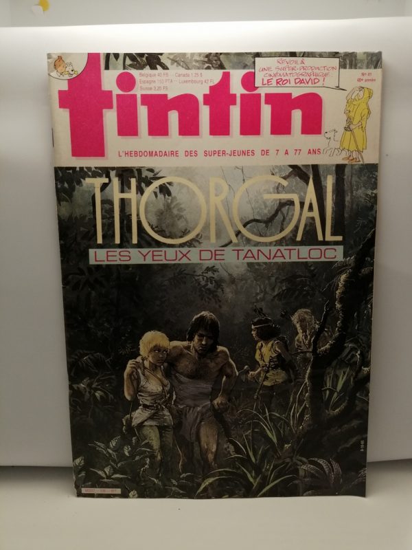Tintin - L'hebdomadaire des Super-Jeunes de 7 à 77 ans. N°41 Année 40