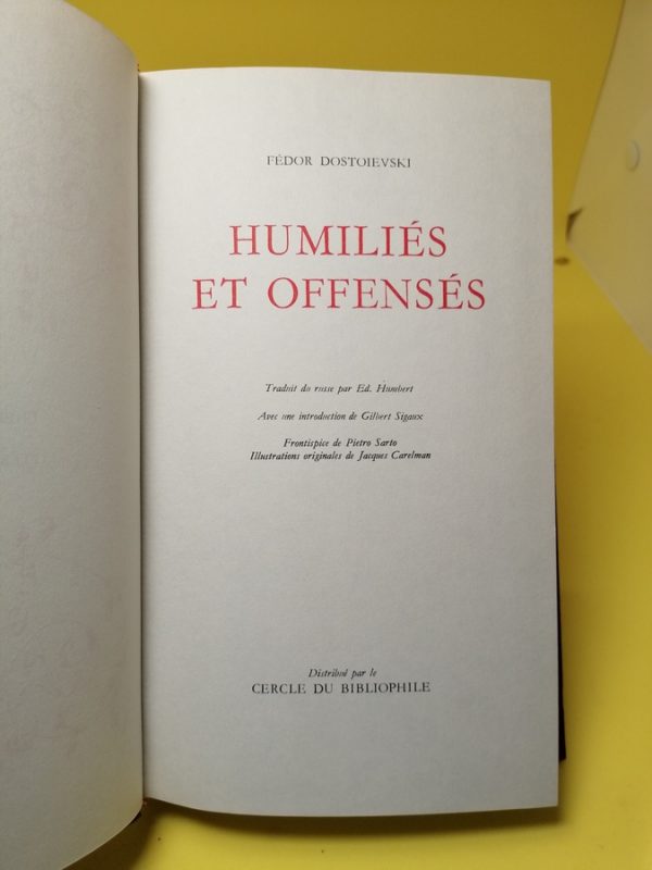 Humiliés et Offensés – Image 5