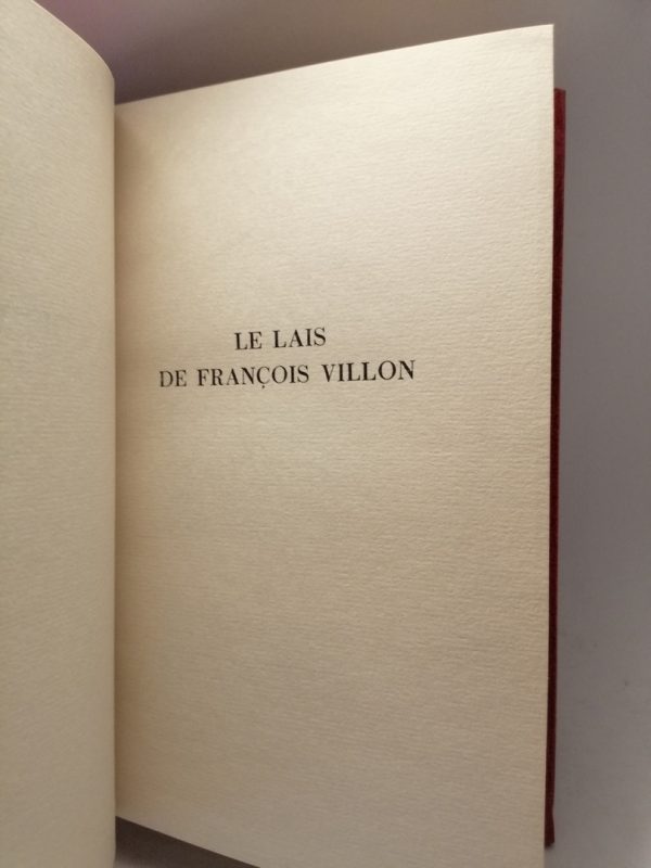 Poesies Choisies Francois Villon – Image 5