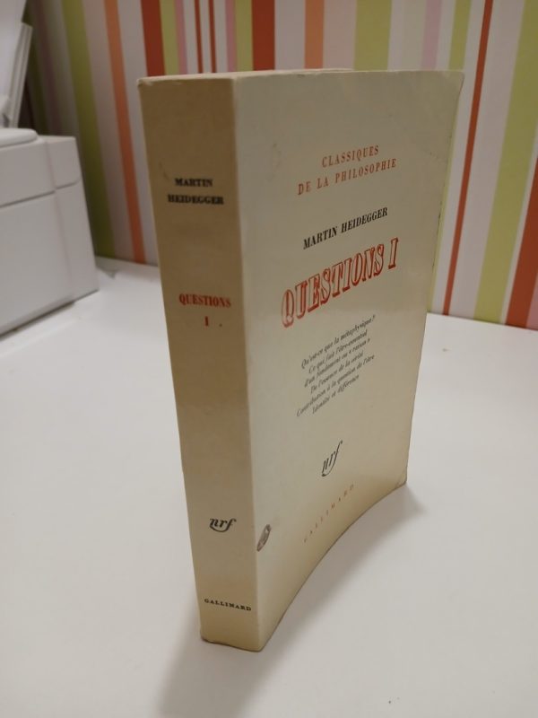 Questions (Tome 1) Par Martin Heidegger – Image 6