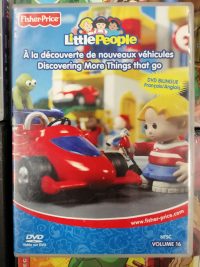 Little People et l'apprentissage - A la découverte de nouveaux véhicules - DVD