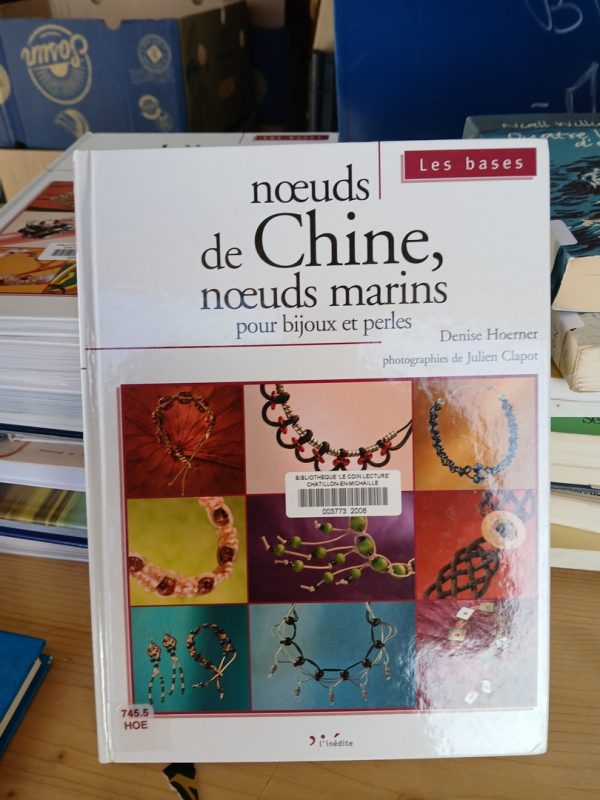 Noeuds de chine, noeuds marins pour bijoux et perles