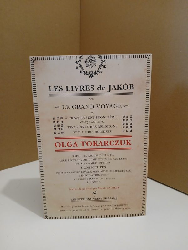 Les Livres De Jakób - Ou Le Grand Voyage