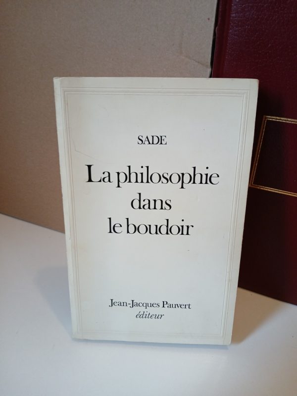 La philosophie dans le boudoir