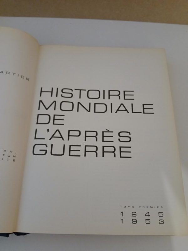 Histoire Mondiale De l’après guerre tome 1 – Image 5