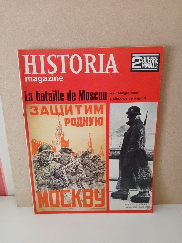 Historia 2e guerre mondiale N°30 La bataille de Moscou