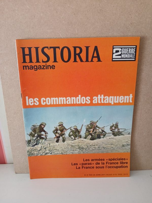 Historia 2e guerre mondiale N°31 Les commandos attaquent