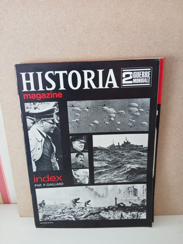 Historia 2e guerre mondiale INDEX supplément N°96