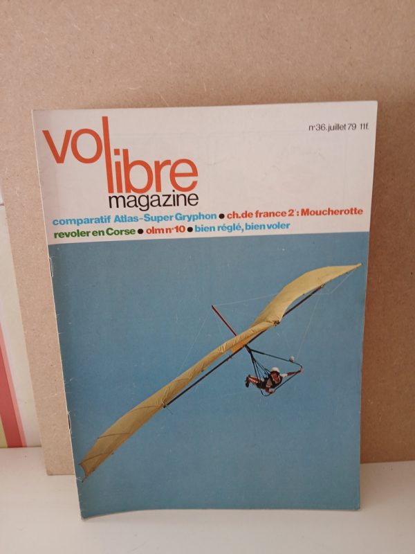 Vol libre magazine N°36. Juil 1979