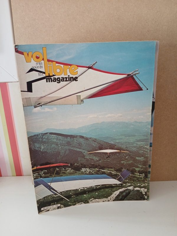 Vol libre magazine N°61. Aout 1981