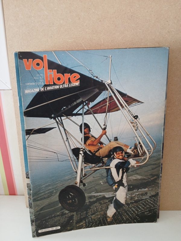 Vol libre magazine de l'aviation ultra légère N°76. Nov 1982