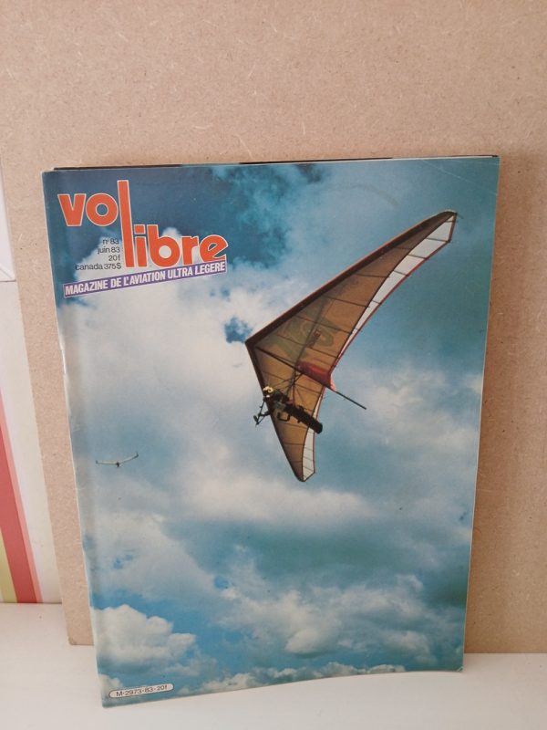Vol libre magazine de l'aviation ultra légère N°83. Juin 1983