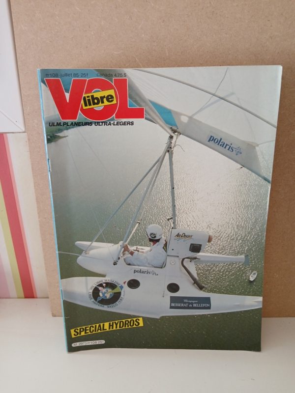 Vol libre - ULM. Planeurs Ultra-Legers N°108. Juil 1985