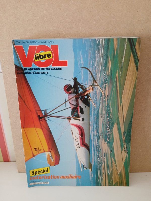 Vol libre - ULM. Planeurs Ultra-Legers N°114. Janv 1986