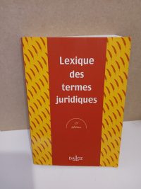 Lexique des termes juridiques