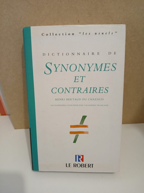 Dictionnaire des synonymes et contraires