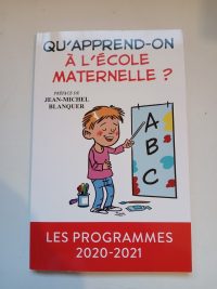 Qu'apprend-on à l'école maternelle ?