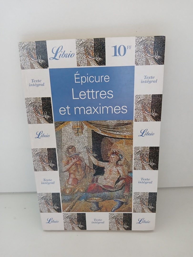 Lettres et maximes